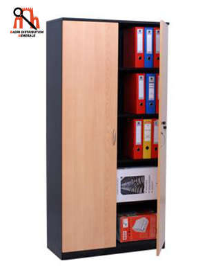 Armoire Melamine 2 Portes 180x90 cm 