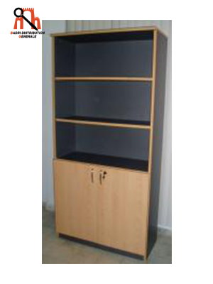 Armoire A 1/2 Portes Melamine 180x90 cm